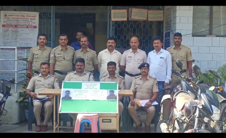 ಅಂತರರಾಜ್ಯ ದ್ವಿಚಕ್ರ ವಾಹನ ಕಳ್ಳರನ್ನು ಬಂಧಿಸುವಲ್ಲಿ ಯಶಸ್ವಿಯಾದ ಮಧುಗಿರಿ ಪೋಲೀಸರು